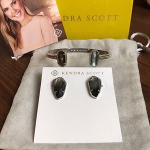 Set! Kendra Scott earrings and bracelet set
